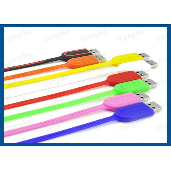 Promotional Thin Wristband Flash Drive Convenient Carrying Silicone Material