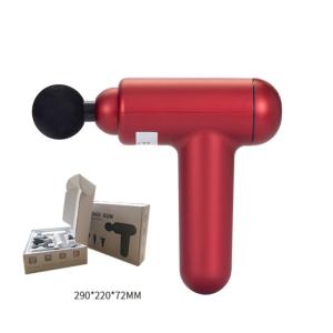 Custom Logo 24W Fascia Massage Gun Electronic Vibration Red