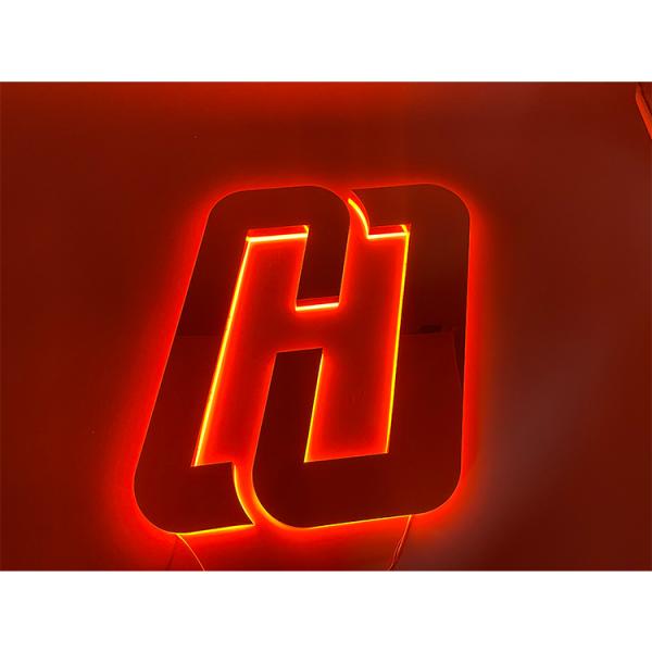 LED Channel Letter Sign Custom Mantel Letter Signage 3D LED Backlit Sign