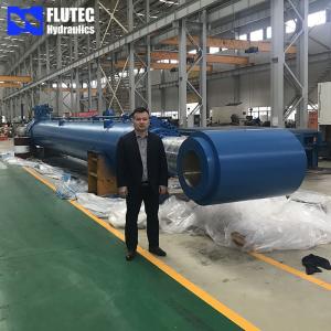 Piston Custom Luffing Marine Hydraulic Cylinder For Offshore Piling Barge