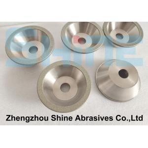 Customized Electroplated Diamond Wheels 11A2 Bowl Shape 100mm