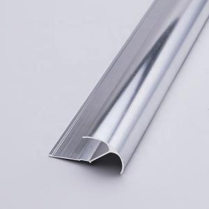 6mm Aluminium Brushed Chrome Tile Trim Electrophoresis