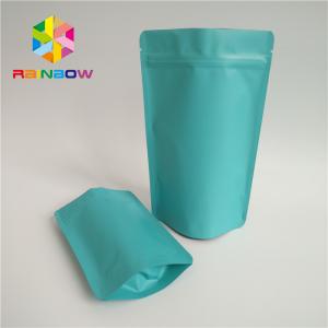 Natural Green Tea Bags Packaging Matte Surface Self Standing k