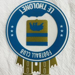 Custom Rectangle Silicone Heat Transfer Label for Multiple Usage with 3D