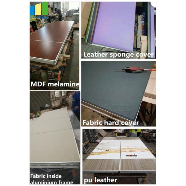 Conference Room And Banquet Hall Aluminium Frame Movable Partition Walls