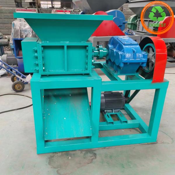 Less Dust Scrap Dual Shaft Single Motor Shredder for Customized Discharge
