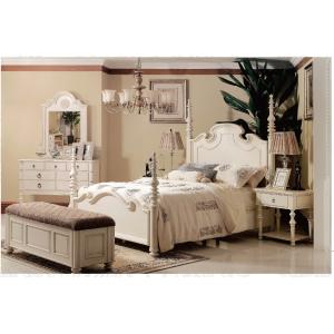China Luxury Villa/European Antique Home Furniture,White Rustic Style Furniture,VS-008 on sale