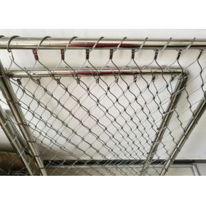 Decorative Type Wire Rope Mesh Railing Fence Stainless Steel Ferruled