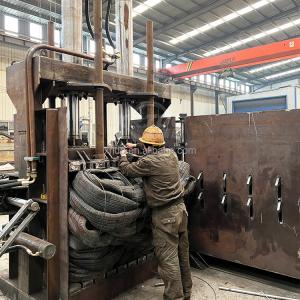 Vertical Tyre Baler Machine Iron Metal Hydraulic Press Baler