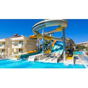 ODM Outdoor Commercial Playground Swimming Pool Fiberglass Water Slide for