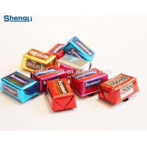 Paper Packaging Automatic Chocolate Bar Wrapping Machine OEM