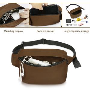 MTB Motorcycle Cross Body Waist Belt Bag For Women Sling Shoulder Hiking 8.5X2