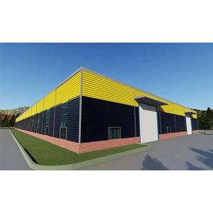 Pre Manufactured Q355b Steel Structure Buildings Anti Corrosion