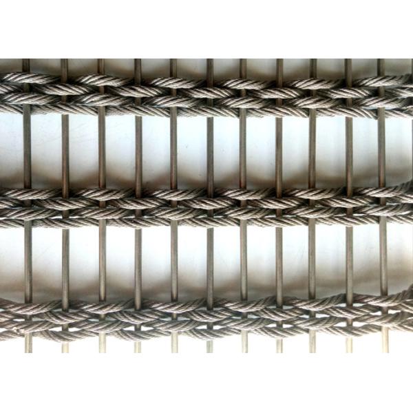 Buy Flexible Woven 100x6m Stainless Steel Architectural Mesh Fabric Facade at wholesale prices
