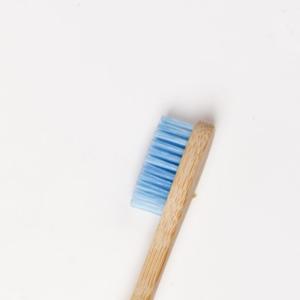 Round Charcoal Bamboo Handle Toothbrush Stick Spray Paint Silk Screen Logo