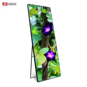 HD P6 P4 DIY Smart Mirror Billboard Movable Floor Standing Touchscreen Smart