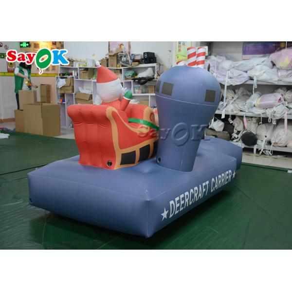 Three Reindeer Inflatable Holiday Decorations