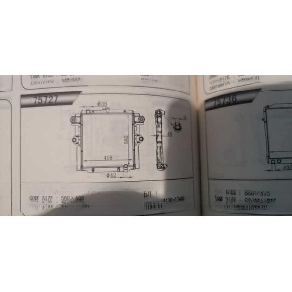 OE NO. 16400-17400 Land Cruiser Car Radiator 16400-17401 for Toyota 100