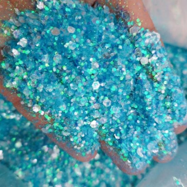 Funky Glitter Iridescence rainbow Glitter for Nail Art Indoor Party Decorations Mixed Size Christmas Holiday Decoration