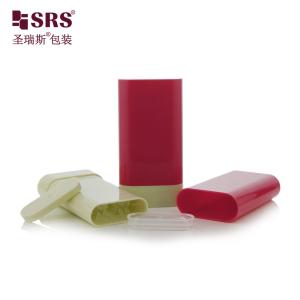 20g Oval Shape Empty PP Stick Twist Up Personal Care Container deodorant
