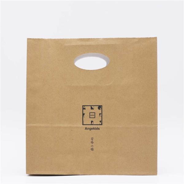 Eco Friendly Die Cut Bread Paper Bag With Your Own Logo