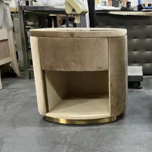 frosted Leather Storage Cabinet