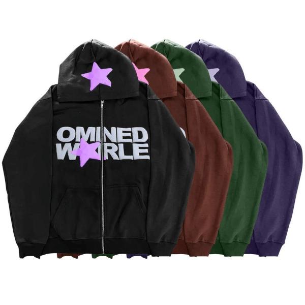 Hoodies Heavyweight High Quality Cotton Fleece Full Hoodie Custom Embroidered