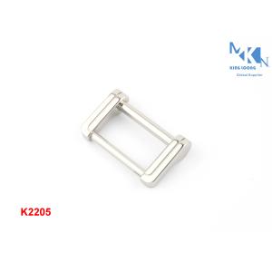 Zinc Alloy Nickle Color Metal Square Buckle For Skinny Bag ' S Belt 25mm Inner