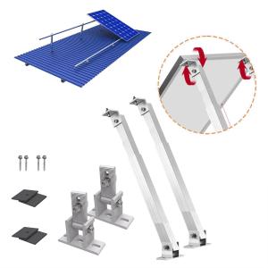 Ground Solar Panel Mounting Bracket Anodized Adjustable Support for 25 Years