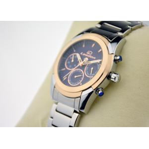 Quartz Movt Stainless Steel Chronograph Watch Waterproof 10ATM IP / PVD Plating