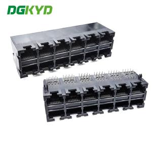 DGKYD59212688IWA1DY1G022 2x6 Multiport RJ45 Connector All Plastic 8P8C