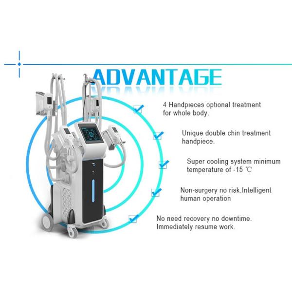 manufacturer best price professional strong cooling 4 head cryolipolysis machine