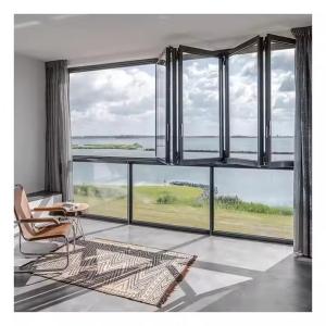 Durable Aluminum Folding Window with 1.5mm Frame Thickness and Horizontal