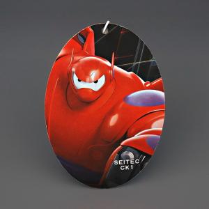 Red Oval Cute Custom Hanging Paper Car Air Freshener