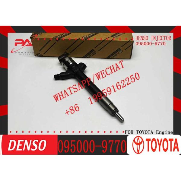 1VD-FTV Engine Diesel Fuel Injector 095000-9770 0950009770 High Pressure Injector 095000 9770 for Toyota