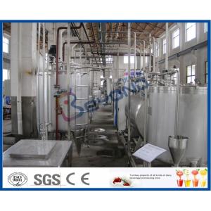 Heat Treated Pasteurized Milk Dairy Processing Plant With Milk Pasteurization