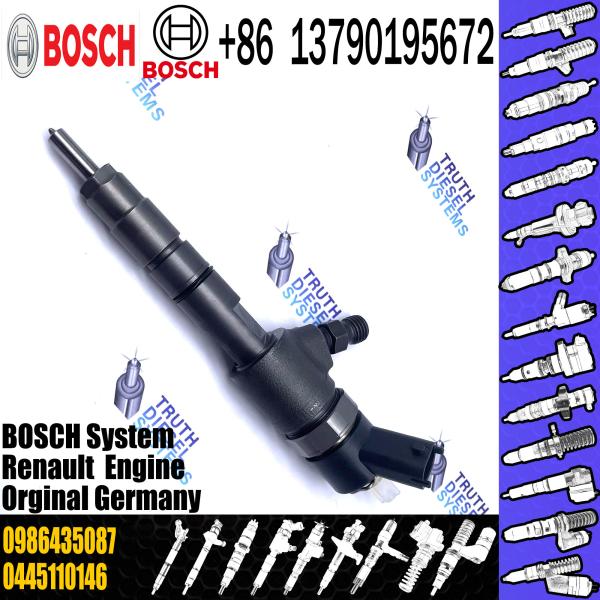 0986435087 0445110146 Common Rail Injector 0 445 110 146 Exchange Injection