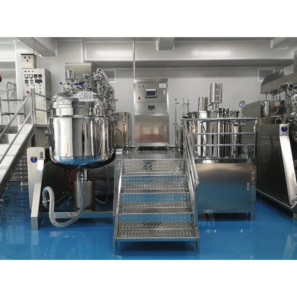 50 - 5000L Pharmaceutical Cream Mixing Machine SS Skin Care Mixing Machine 220V