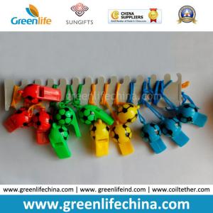 High Quality Custom Logo Yellow Whistle W/String Combo