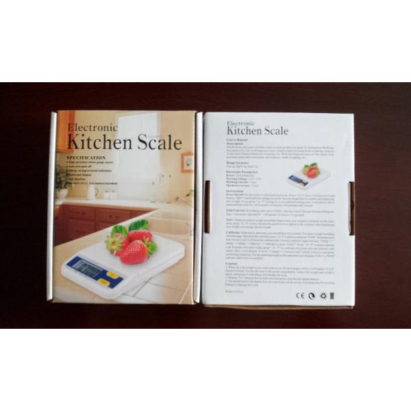 ABS Plastic Food Measuring Scale Low Battery Indication For Kitchen Use