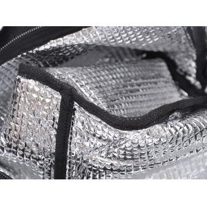 Sparkling Insulated Cooler Lunch Bag with Silver Wire