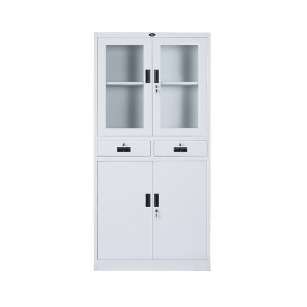 Buy Multifunctional Cyber Lock Steel Cupboard With Glass Doors at wholesale prices