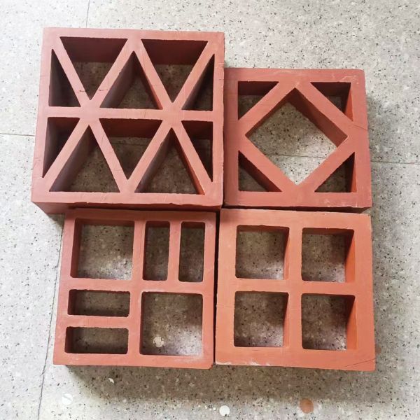 Terracotta Clay Breeze Block Mold Ceiling Hollow Decorative Bricks Block Sun air Flow