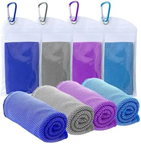 Buy Convenient Packaging Gym Sport Towel Polyester Microfiber Instant Cooling Towel at wholesale prices