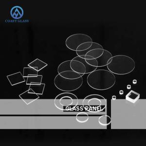 Flat Custom Tempered Glass Cutting Polished Edge Round Shaped