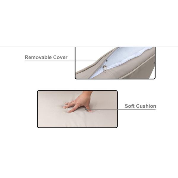 Rattan Corner Sofa Patio Set Modern Luxury Cut Aluminum Frame Hotel Villa Home