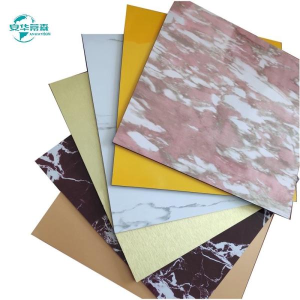 Buy House Construction Marble ACP 1220x2440mm Building Materials Aluminum Composite Sheet at wholesale prices