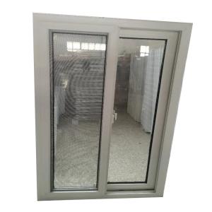 Double Glass Plastic PVC Sliding Windows House Windows With Mosquito Net
