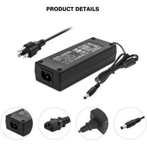 FCC Plastic Housing 12V 8A 96W LED Driver Adapter CCTV AU Plug