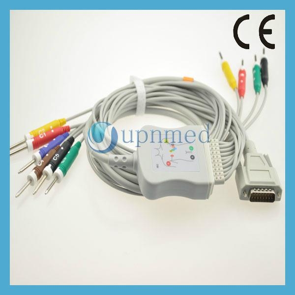 Buy Nihon Kohden EKG 10-lead cable with leadwires at wholesale prices